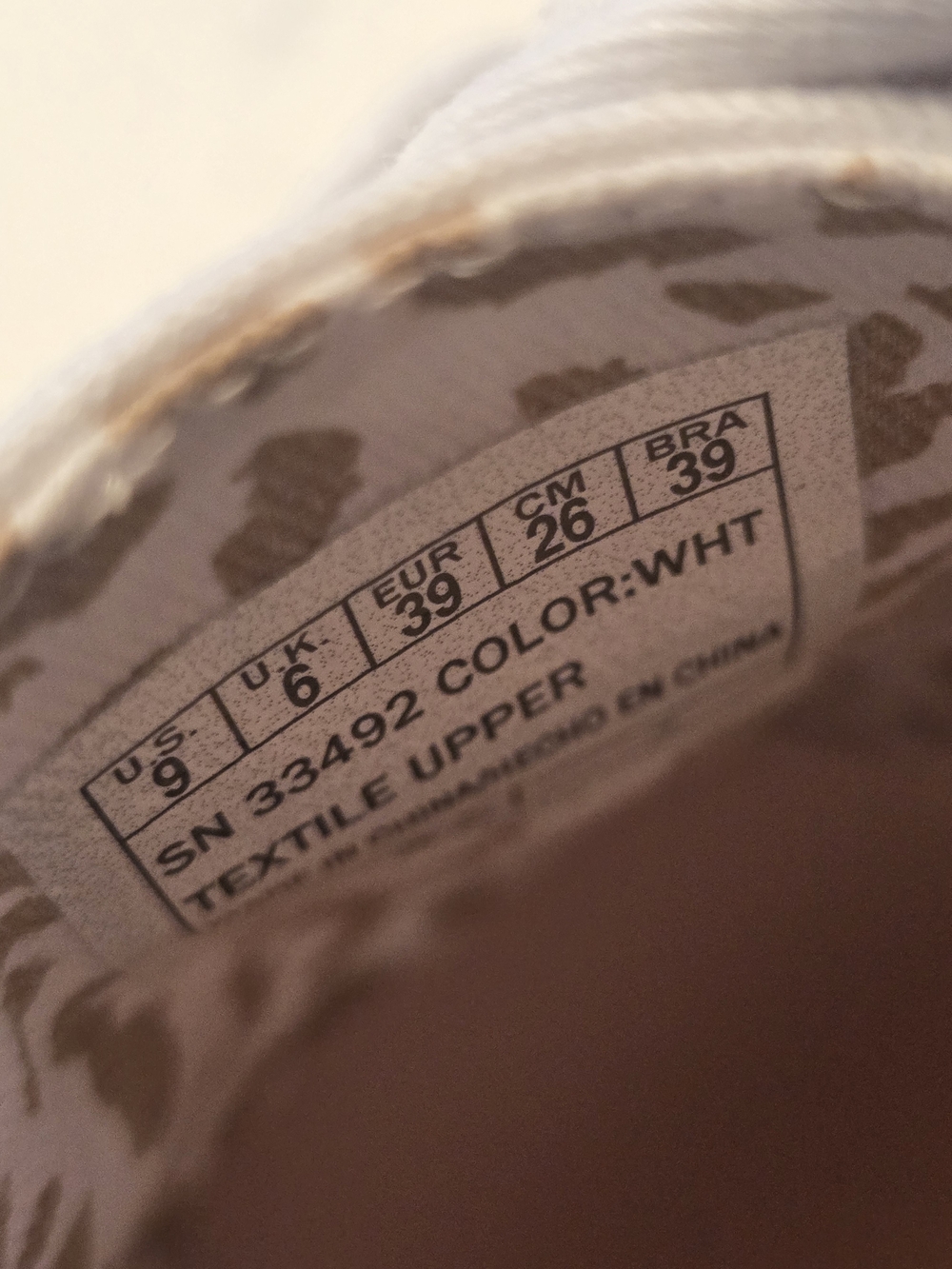 Skechers White Canvas Sneakers with Rose Gold Accents - Picture 5 of 6